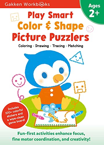 9784056300246: Play Smart Color & Shape Picture Puzzlers Ages 2+ (Gakken Workbooks)