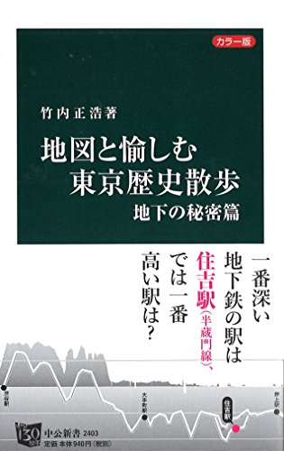 Stock image for Color Edition-Enjoying Tokyo Historical Strolling Underground Secret Edition (Chuko Shinsho) [Japanese Edition] for sale by Librairie Chat