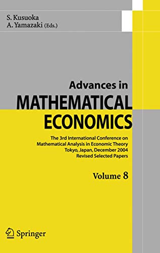 9784431308980: Advances in Mathematical Economics Volume 8 (Advances in Mathematical Economics, 8)