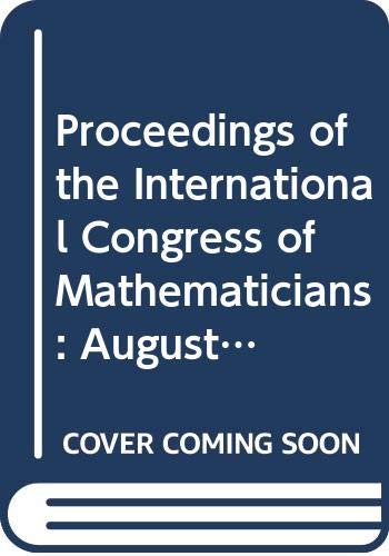9784431700470: Proceedings of the International Congress of Mathematicians: August 21-29, 1990, Kyoto, Japan