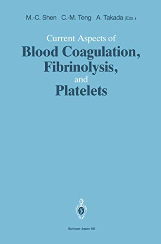 Stock image for Current Aspects of Blood Coagulation, Fibrinolysis, and Platelets for sale by Chiron Media