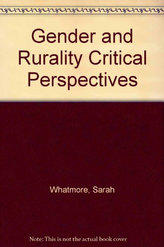 Stock image for Gender and Rurality Critical Perspectives for sale by Phatpocket Limited