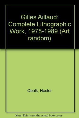 Beispielbild fr Gilles Aillaud: Complete Lithographic Work 1978-1989 (Art Random) (English and Japanese Edition) zum Verkauf von GF Books, Inc.