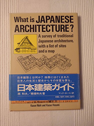 9784770012111: What Is Japanese Architecture?