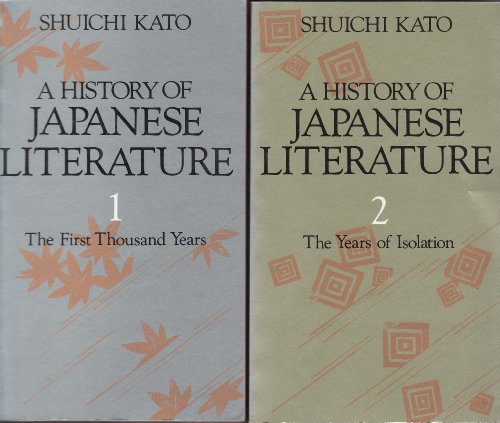 Beispielbild fr History of Japanese Literature: The Years of Isolation zum Verkauf von SecondSale