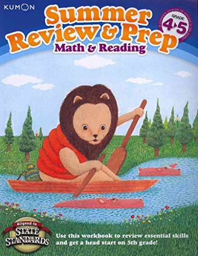 9784774300047: Summer Review & Prep: 4-5: Math & Reading (Kumon Summer Review & Prep)