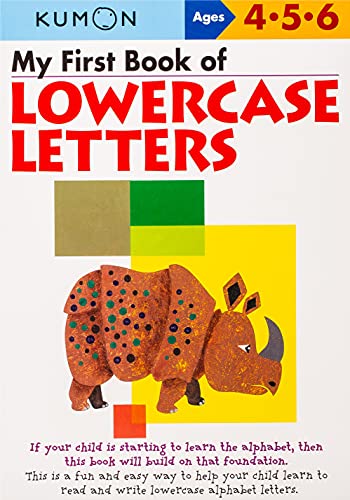 9784774307060: My First Book Of Lowercase Letters (Kumon's Practice Books)