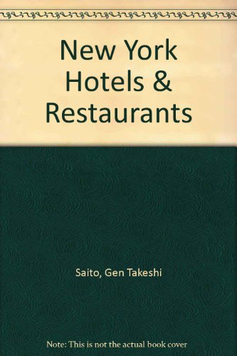 Stock image for New York Hotels & Restaurants for sale by HALCYON BOOKS