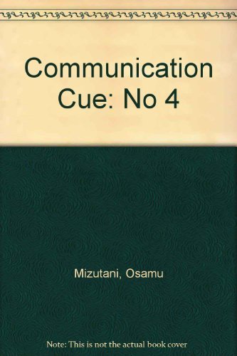Stock image for Communication Cue (No 4) for sale by HPB Inc.