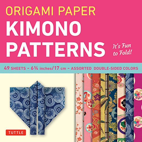 9784805310403: Origami Paper Kimono Patterns (Small 6 3/4") /anglais: Tuttle Origami Paper: Origami Sheets Printed with 8 Different Designs: Instructions for 6 Projects Included