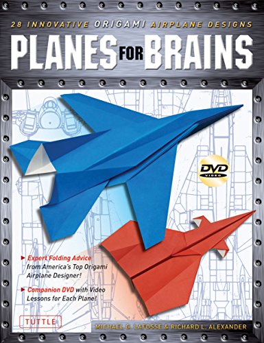 Beispielbild fr Planes for Brains: 28 Innovative Origami Airplane Designs [Origami Book with DVD, 28 Projects] zum Verkauf von HPB-Diamond