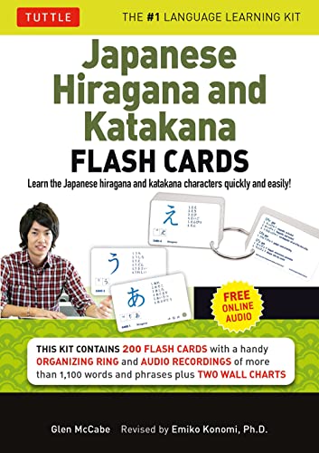 Stock image for Japanese Hiragana and Katakana Flash Cards Kit: Learn the Two Japanese Alphabets Quickly & Easily with this Japanese Flash Cards Kit (Online Audio Included) for sale by BooksRun