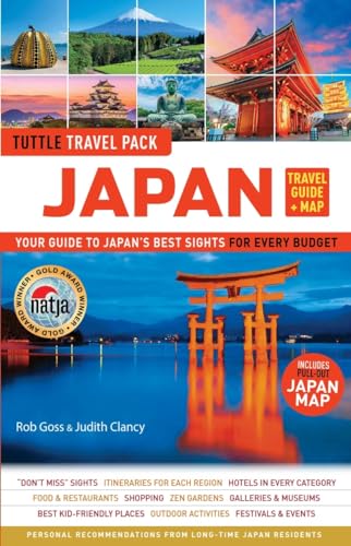 Imagen de archivo de Japan Travel Guide + Map: Tuttle Travel Pack: Your Guide to Japan's Best Sights for Every Budget (Includes Pull-Out Japan Map) a la venta por ThriftBooks-Dallas