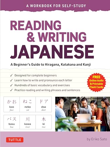 Stock image for Reading & Writing Japanese: A Workbook for Self-Study: A Beginner's Guide to Hiragana, Katakana and Kanji (Free Online Audio and Printable Flash Cards) for sale by Bellwetherbooks