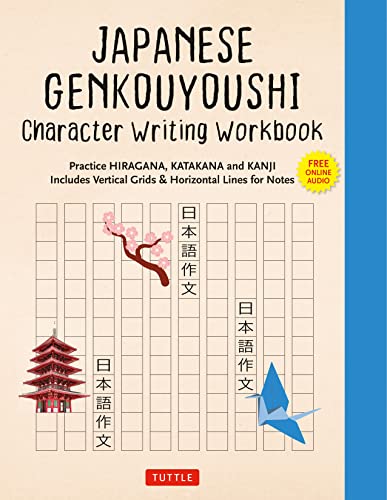 Beispielbild fr Japanese Genkouyoushi Character Writing Workbook zum Verkauf von Blackwell's