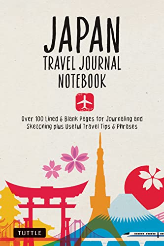 Immagine dell'editore per Japan Travel Journal Notebook: 16 Pages of Travel Tips & Useful Phrases Followed by 106 Blank & Lined Pages for Journaling & Sketching venduto da ThriftBooks-Dallas