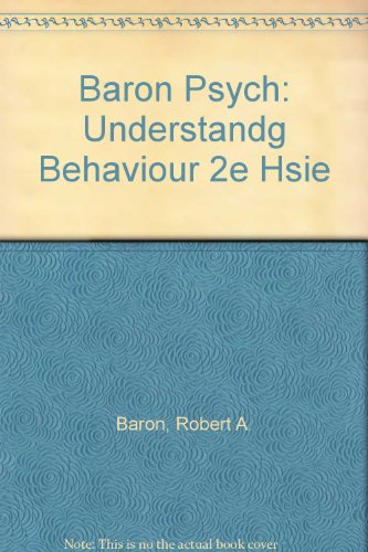 Stock image for Psychology: Understanding Behaviour (2nd Edn) for sale by Anybook.com
