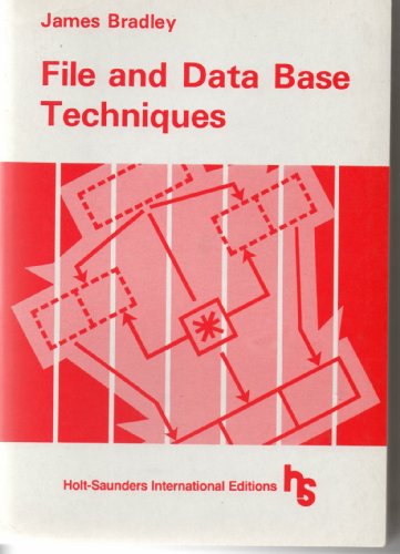 Stock image for File and Data Base Techniques for sale by Solr Books