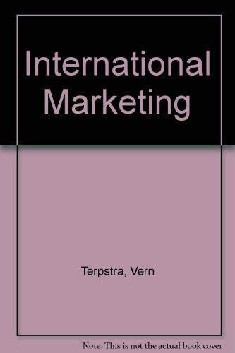 Stock image for International Marketing for sale by The London Bookworm