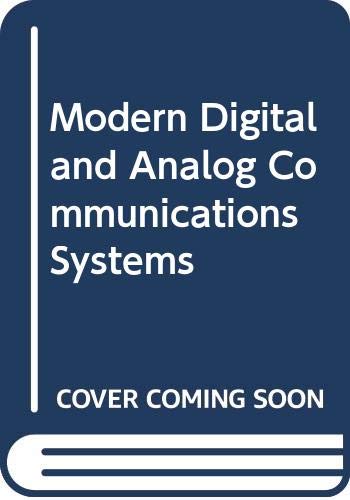 Imagen de archivo de Modern Digital and Analog Communications Systems a la venta por Anybook.com