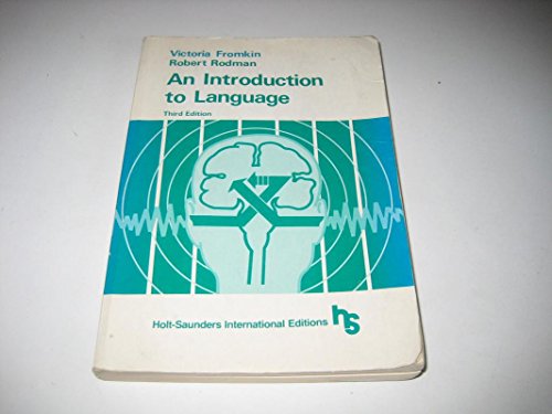 9784833701648: An Introduction to Language