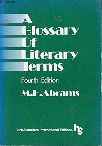 Imagen de archivo de Glossary of Literary Terms a la venta por Anybook.com