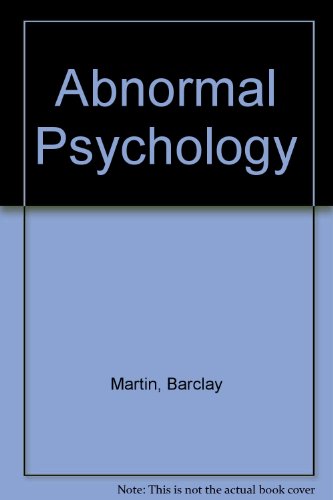 9784833702249: Abnormal Psychology