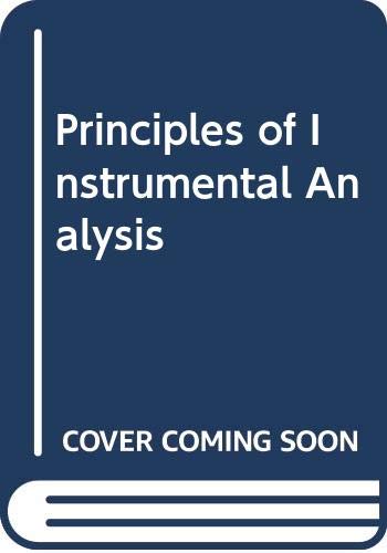 Principles of Instrumental Analysis (9784833702829) by Douglas A. Skoog; Donald M. West