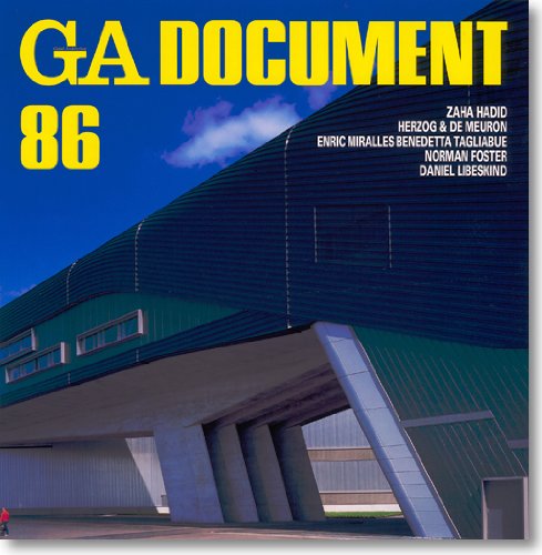 Beispielbild fr GA Document: Hadid, Herzog and De Meuron, Foster, Libeskind, Miralles and Tagliabue No. 86 zum Verkauf von Revaluation Books