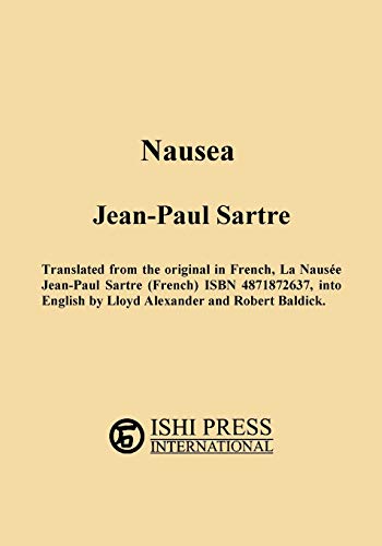 Beispielbild fr Nausea Jean-Paul Sartre (English) zum Verkauf von Brook Bookstore On Demand