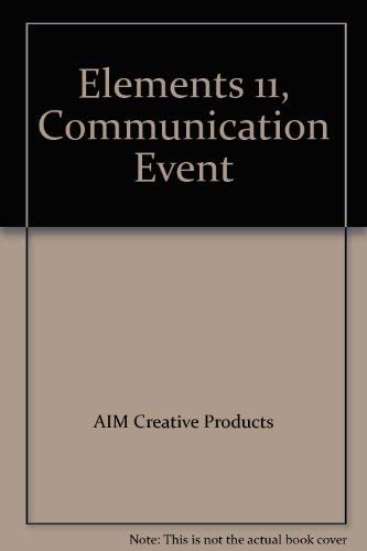 Beispielbild fr Elements: Communication : Event zum Verkauf von medimops