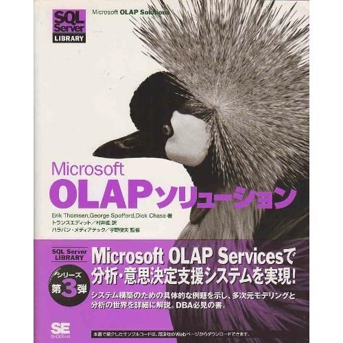 9784881359389: Microsoft OLAP solutions (SQL Server LIBRARY) (2000) ISBN: 488135938X [Japanese Import]