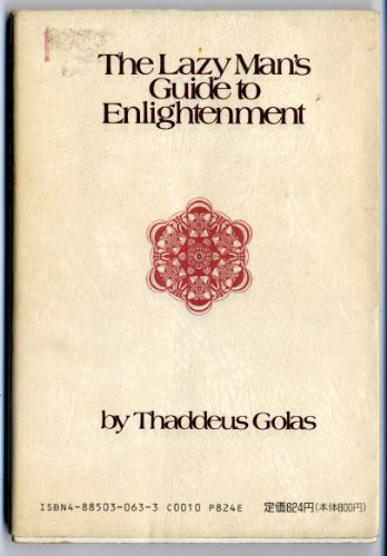 Beispielbild fr The Lazy Man's Guide to Enlightenment [Japanese Edition] zum Verkauf von Michael Knight, Bookseller