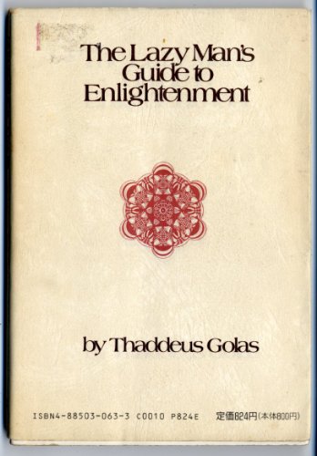 Stock image for The Lazy Man's Guide to Enlightenment [Japanese Edition] for sale by Michael Knight, Bookseller