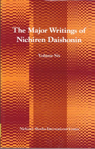 Imagen de archivo de The Major Writing of Nichiren Daishonin, Volume Six ( a la venta por medimops