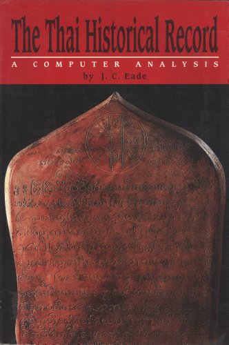 Stock image for The Thai Historical Record: A Computer Analysis for sale by Masalai Press