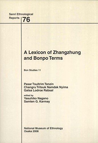 Stock image for A Lexicon of Zhangzhung and Bonpo Terms (Bon Studies, 11) for sale by Garudabooks