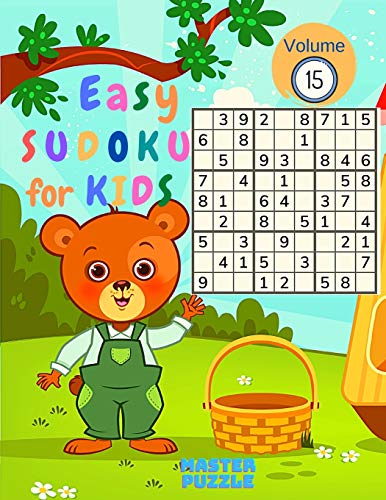 Beispielbild fr Easy Sudoku for Kids - The Super Sudoku Puzzle Book Volume 15 zum Verkauf von Buchpark