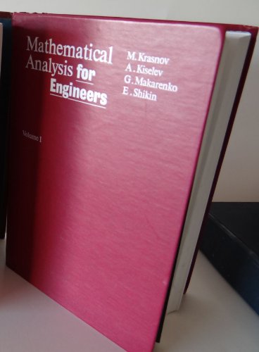 Imagen de archivo de Mathematical analysis for engineers: Volume 1 a la venta por BookDepart