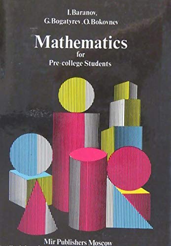 Imagen de archivo de Mathematics for Pre-College Students a la venta por BookDepart