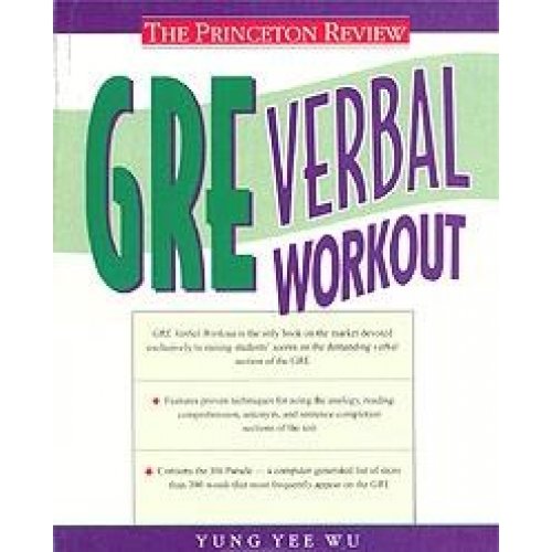 Beispielbild fr GRE: Verbal Workout zum Verkauf von PsychoBabel & Skoob Books