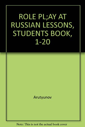 Imagen de archivo de Role Play: at Russian Lessons, Students Book a la venta por Half Price Books Inc.