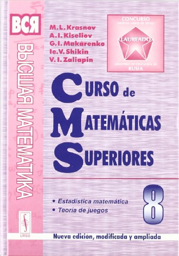 Imagen de archivo de Curso de matematicas superiores 8. EsA.I. Kiseliov, M.L. Kasnov; Ie.V a la venta por Iridium_Books