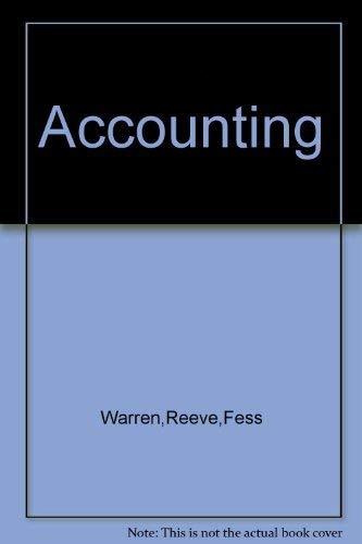 Beispielbild fr Accounting 19th Edition zum Verkauf von Wonder Book