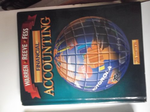 Stock image for Financial Accounting 7th Edition, Warren, Reeve and Fess for sale by HPB-Red