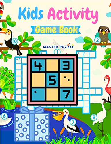 Beispielbild fr Kids Activity Game Book - Fun and Educational Brain Games, Activity Book Included Sudoku, Dots and Boxes, Hangman and Tic Tac Toe! zum Verkauf von Buchpark