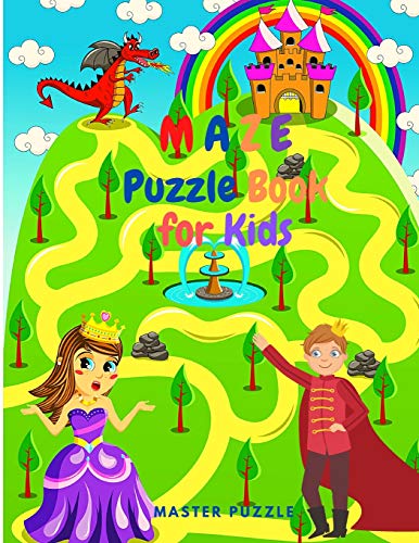 Beispielbild fr Maze Puzzle Book for Kids - Fun First Mazes for Kids 4-8, 8 -12 Year Olds, Maze Activity Workbook for Children zum Verkauf von Buchpark
