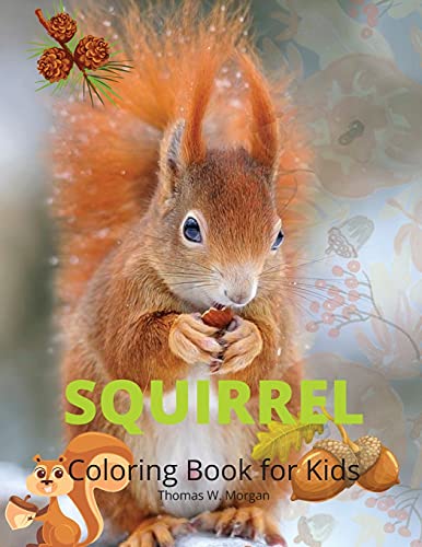 Stock image for Squirrel Coloring Book for Kids: Funny Squirrel Activity Coloring Pages for Boys, Girls and Kids Ages 4 and Up Amazing Gift for Animal Lover . Book with Squirrel Unique Desings for Kids for sale by Big River Books