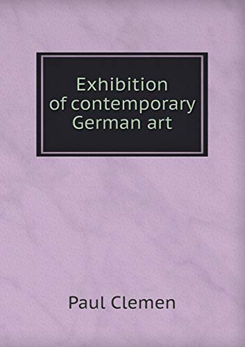 9785518436145: Exhibition of Contemporary German Art