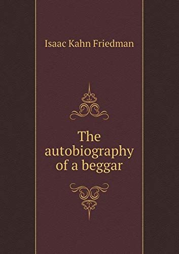 autobiography of a beggar in english
